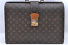 Authentic Louis Vuitton Monogram Serviette Fermoir Briefcase M53305 LV H9721