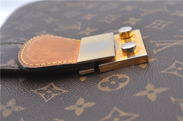 Authentic Louis Vuitton Monogram Serviette Fermoir Briefcase M53305 LV H9721