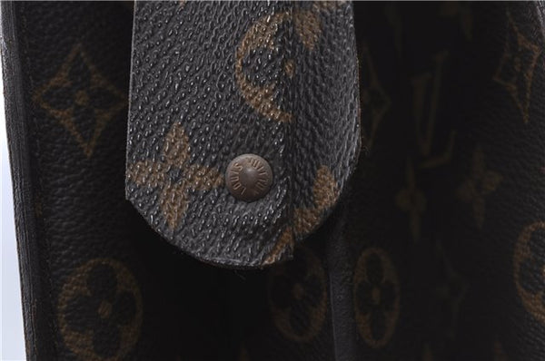 Authentic Louis Vuitton Monogram Serviette Fermoir Briefcase M53305 LV H9721