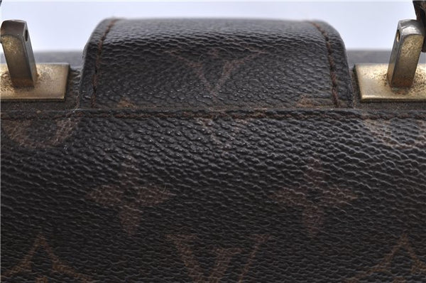 Authentic Louis Vuitton Monogram Serviette Fermoir Briefcase M53305 LV H9721