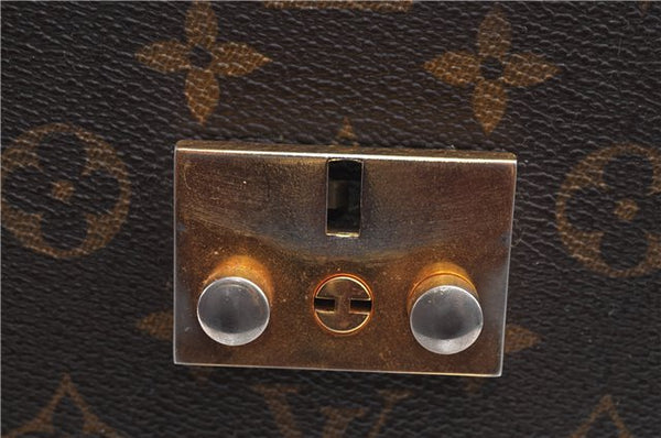Authentic Louis Vuitton Monogram Serviette Fermoir Briefcase M53305 LV H9721