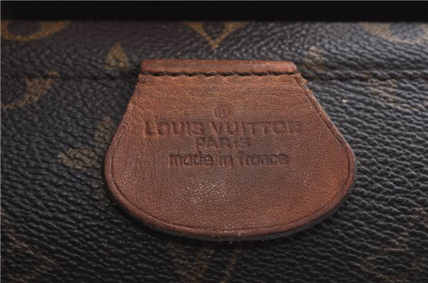 Authentic Louis Vuitton Monogram Serviette Fermoir Briefcase M53305 LV H9721
