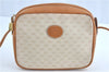 Authentic GUCCI Micro GG PVC Leather Shoulder Cross Bag Ivory Brown H9725