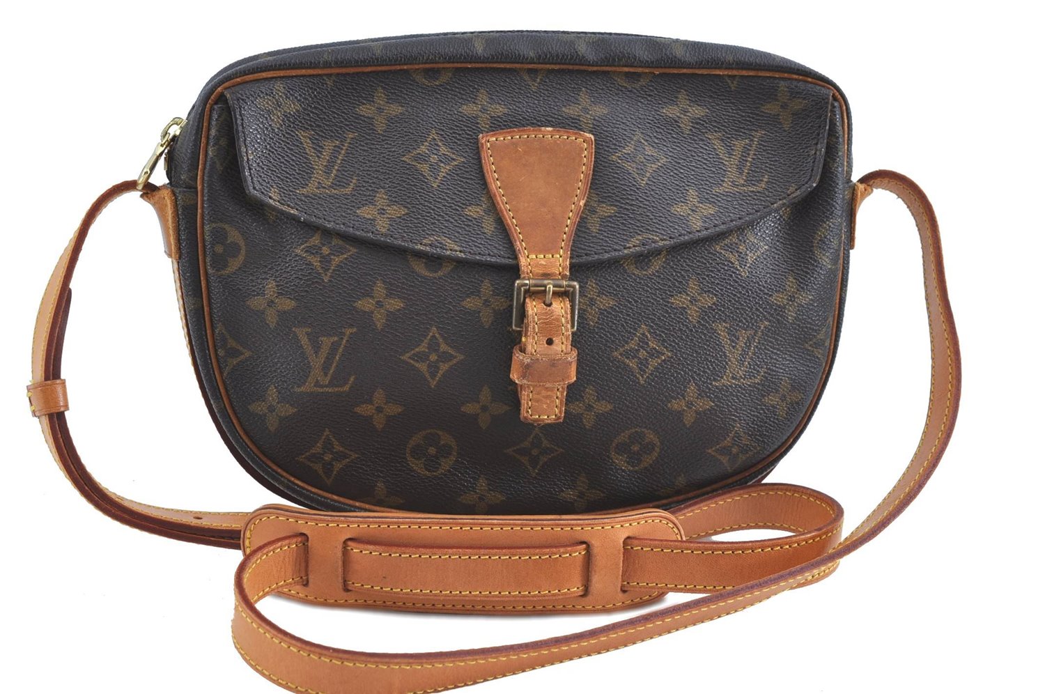 Auth Louis Vuitton Monogram Jeune Fille MM Shoulder Cross Bag M51226 LV H9728