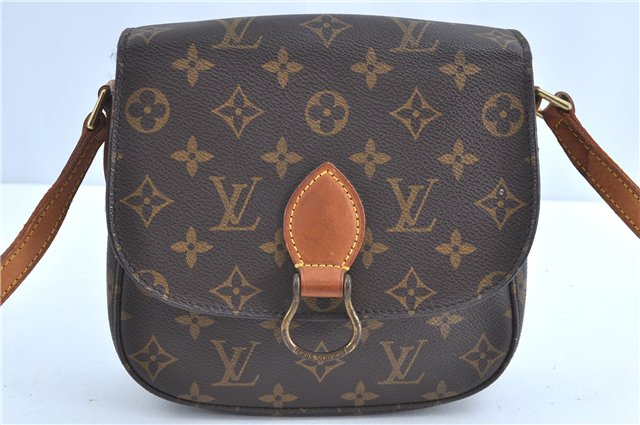 Auth Louis Vuitton Monogram Saint Cloud MM Shoulder Cross Bag M51243 LV H9731