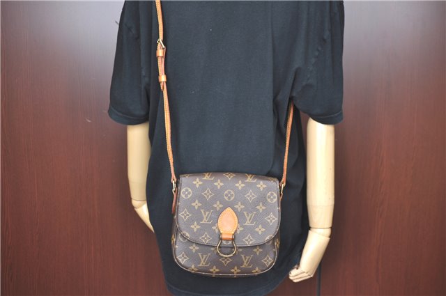 Auth Louis Vuitton Monogram Saint Cloud MM Shoulder Cross Bag M51243 LV H9731