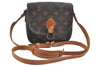 Auth Louis Vuitton Monogram Saint Cloud PM Shoulder Cross Bag M51244 LV H9732