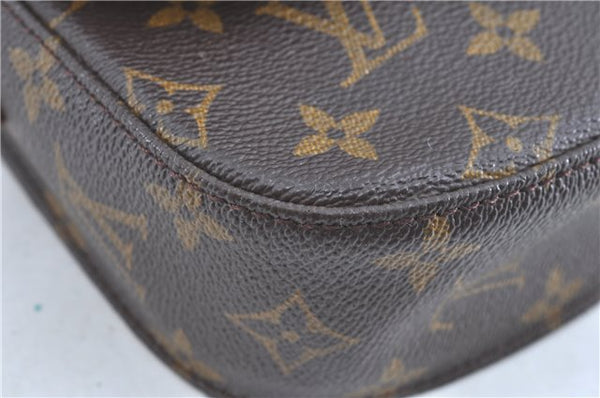 Auth Louis Vuitton Monogram Saint Cloud PM Shoulder Cross Bag M51244 LV H9732