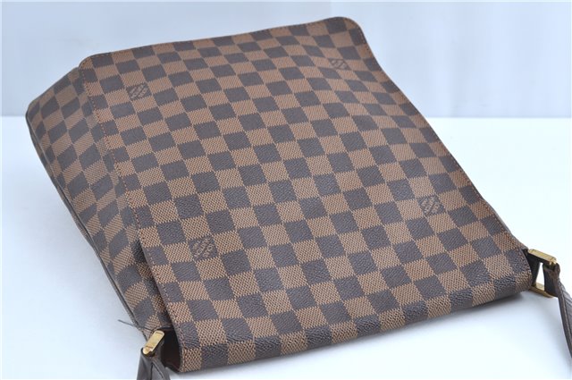 Authentic Louis Vuitton Damier Musette Shoulder Bag N51302 LV H9733