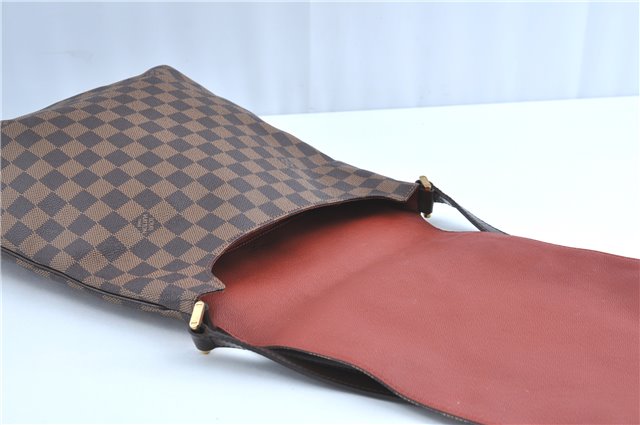 Authentic Louis Vuitton Damier Musette Shoulder Bag N51302 LV H9733