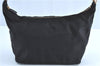 Authentic PRADA Nylon Leather Chain Shoulder Hand Bag Purse Black H9736