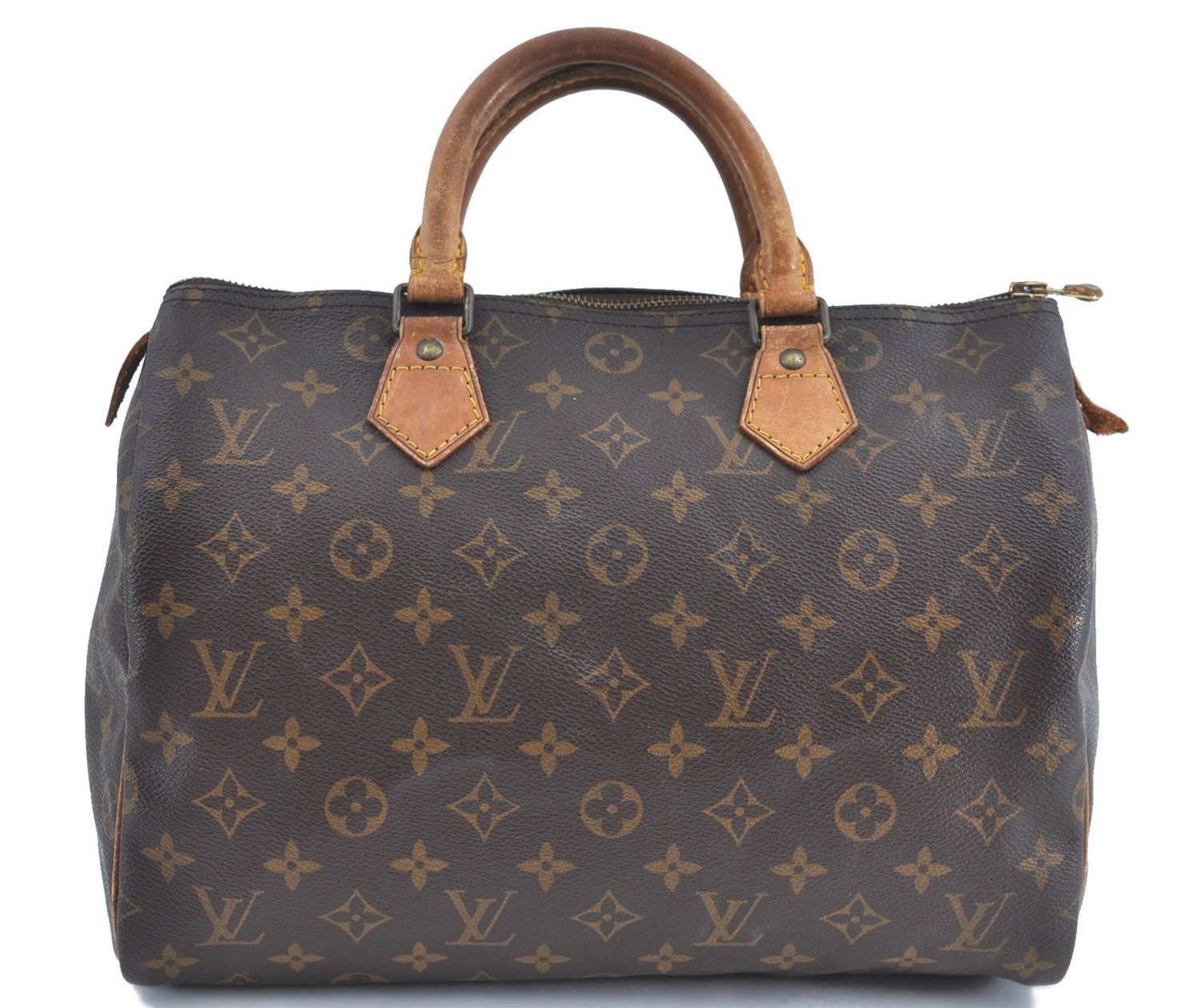 Authentic Louis Vuitton Monogram Speedy 30 Hand Bag M41526 LV H9744