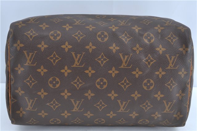 Authentic Louis Vuitton Monogram Speedy 30 Hand Bag M41526 LV H9744