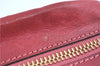 Authentic Chloe Paraty Shoulder Hand Bag Purse Leather Red H9749