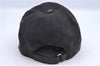 Authentic GUCCI Web Sherry Line Cap GG Canvas Leather Size L 200035 Black H9756