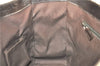 Authentic GUCCI Shoulder Tote Bag GG PVC Leather 141624 Brown H9760