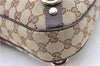 Auth GUCCI Abbey Shoulder Hand Bag Purse GG Canvas Leather 130738 Brown H9764