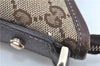 Auth GUCCI Abbey Shoulder Hand Bag Purse GG Canvas Leather 130738 Brown H9764