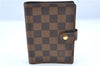 Authentic Louis Vuitton Damier Agenda PM Day Planner Cover R20700 LV H9770