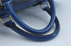 Authentic Louis Vuitton Epi Speedy 30 Hand Bag Blue M43005 LV H9773