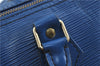 Authentic Louis Vuitton Epi Speedy 30 Hand Bag Blue M43005 LV H9773