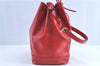 Authentic Louis Vuitton Epi Noe Red Shoulder Bag M44007 LV H9776