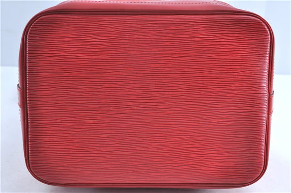 Authentic Louis Vuitton Epi Noe Red Shoulder Bag M44007 LV H9776