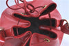 Authentic Louis Vuitton Epi Noe Red Shoulder Bag M44007 LV H9776