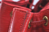 Authentic Louis Vuitton Epi Noe Red Shoulder Bag M44007 LV H9776