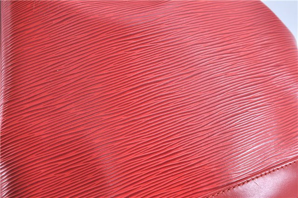 Authentic Louis Vuitton Epi Noe Red Shoulder Bag M44007 LV H9776