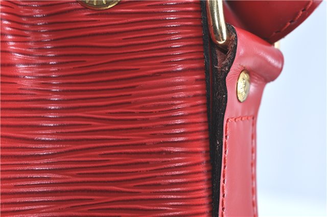 Authentic Louis Vuitton Epi Noe Red Shoulder Bag M44007 LV H9776