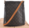 Authentic Louis Vuitton Monogram Musette Shoulder Cross Body Bag M51256 LV H9777
