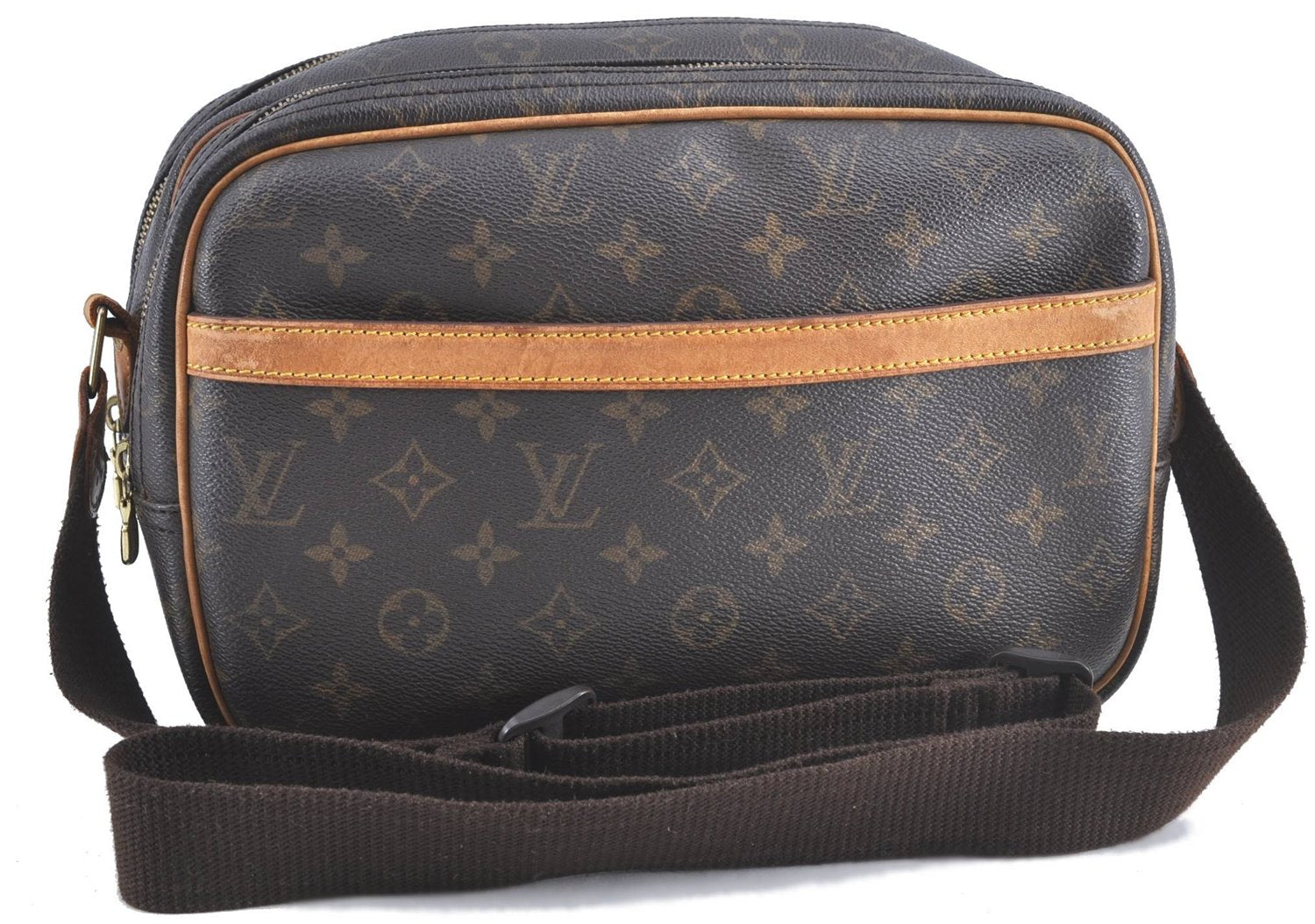 Auth Louis Vuitton Monogram Reporter PM Shoulder Cross Body Bag M45254 LV H9780