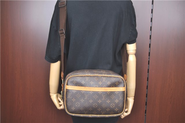 Auth Louis Vuitton Monogram Reporter PM Shoulder Cross Body Bag M45254 LV H9780