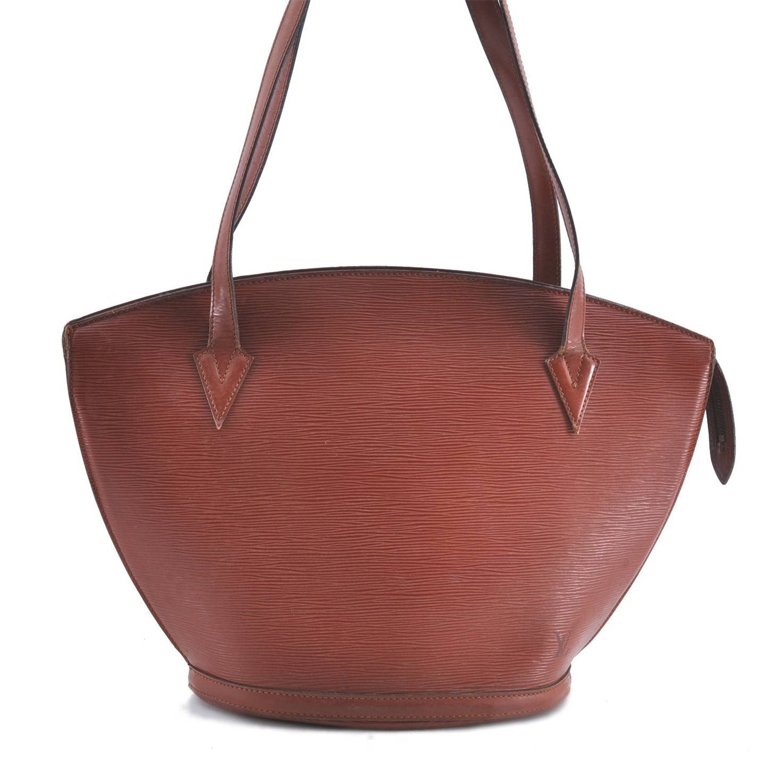 Auth Louis Vuitton Epi Saint Jacques Shopping Shoulder Bag Brown M52263 LV H9782