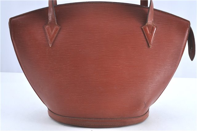 Auth Louis Vuitton Epi Saint Jacques Shopping Shoulder Bag Brown M52263 LV H9782