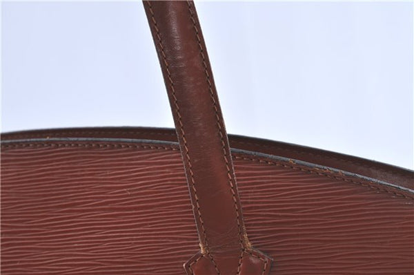 Auth Louis Vuitton Epi Saint Jacques Shopping Shoulder Bag Brown M52263 LV H9782