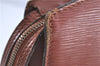 Auth Louis Vuitton Epi Saint Jacques Shopping Shoulder Bag Brown M52263 LV H9782