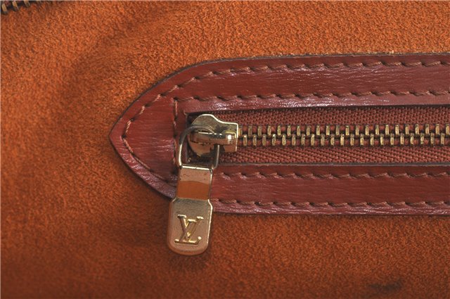 Auth Louis Vuitton Epi Saint Jacques Shopping Shoulder Bag Brown M52263 LV H9782