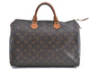 Authentic Louis Vuitton Monogram Speedy 35 Hand Bag M41524 LV H9788