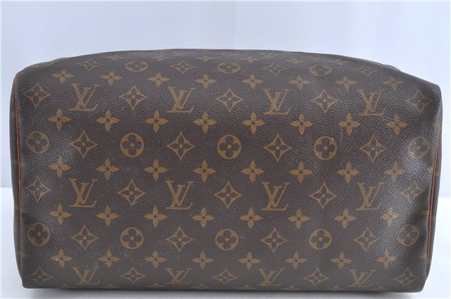 Authentic Louis Vuitton Monogram Speedy 35 Hand Bag M41524 LV H9788