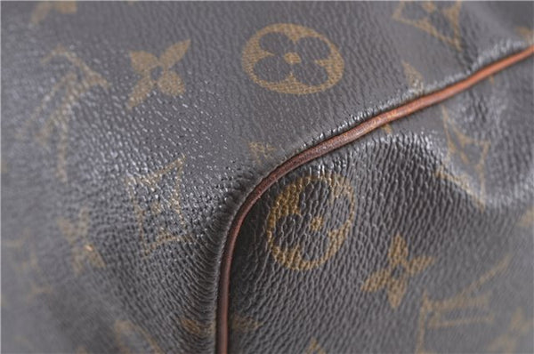 Authentic Louis Vuitton Monogram Speedy 35 Hand Bag M41524 LV H9788