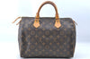 Authentic Louis Vuitton Monogram Speedy 30 Hand Bag M41526 LV H9790