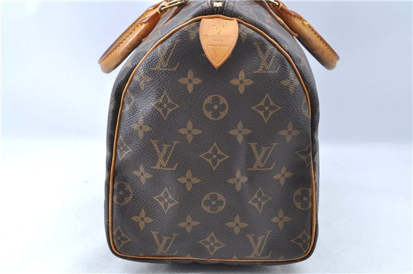 Authentic Louis Vuitton Monogram Speedy 30 Hand Bag M41526 LV H9790