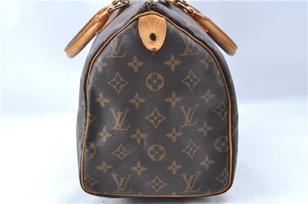 Authentic Louis Vuitton Monogram Speedy 30 Hand Bag M41526 LV H9790