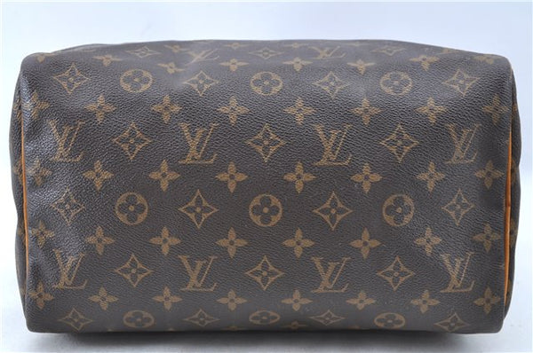 Authentic Louis Vuitton Monogram Speedy 30 Hand Bag M41526 LV H9790