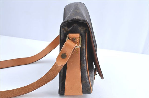 Auth Louis Vuitton Monogram Cartouchiere MM Shoulder Cross Bag M51253 LV H9794