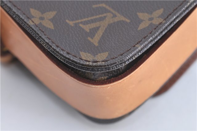Auth Louis Vuitton Monogram Cartouchiere MM Shoulder Cross Bag M51253 LV H9794