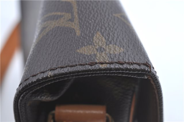 Auth Louis Vuitton Monogram Cartouchiere MM Shoulder Cross Bag M51253 LV H9794