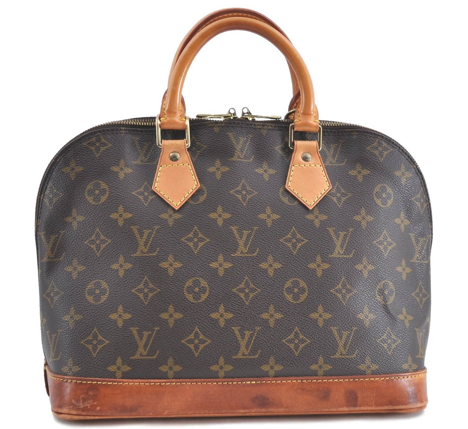 Authentic Louis Vuitton Monogram Alma Hand Bag M51130 LV H9796